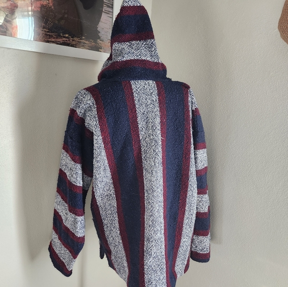 Baja Mexican Poncho - Picture 3 of 5